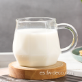 Top de calcomanía de oro Borosilicate Daily Milk Cup